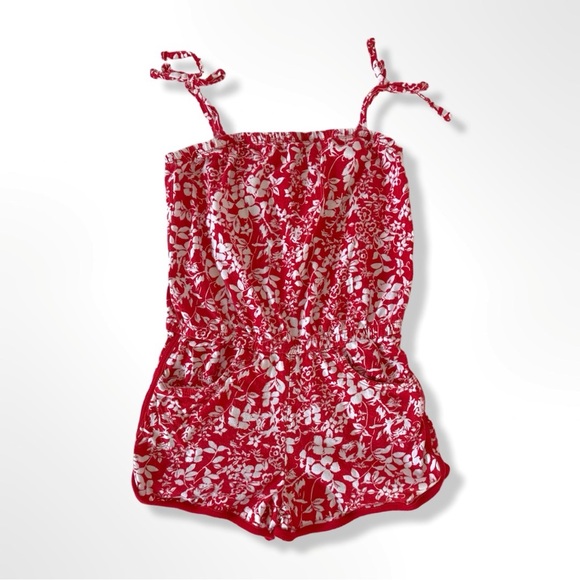 Crazy 8 Other - Crazy 8 Red Floral Romper